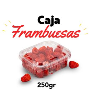 Caja frambuesas frescas 250 gr.